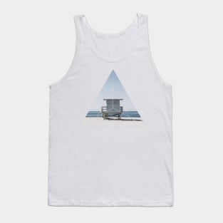 Beach Life Ocean Geometric Photography Tank Top